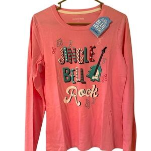 Little Blue House Holiday Long Sleeve Shirt. Size Small.  NWT